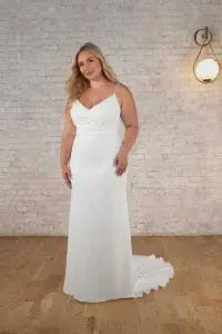 Sage wedding dress