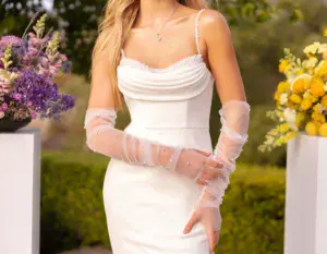 Saint wedding dress